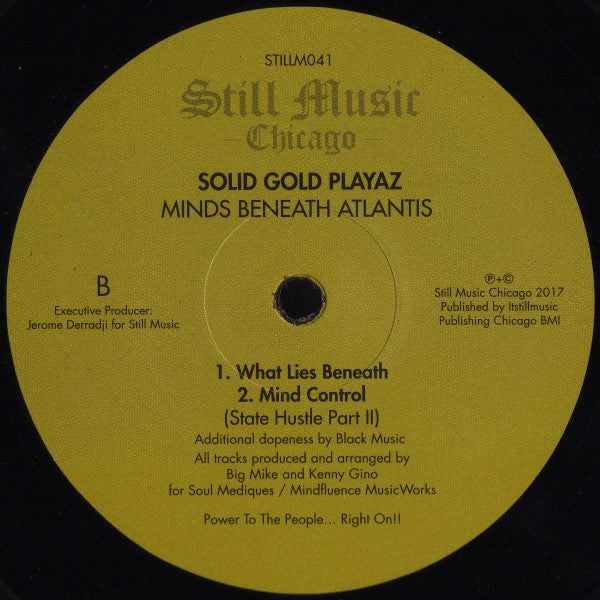 Solid Gold Playaz : Minds Beneath Atlantis (12", RE)