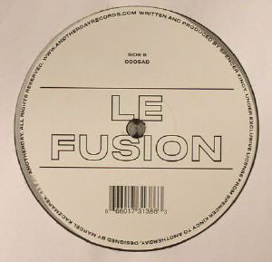 Gemini – Le Fusion (12", Anotherday Records, 2017) Back Cover