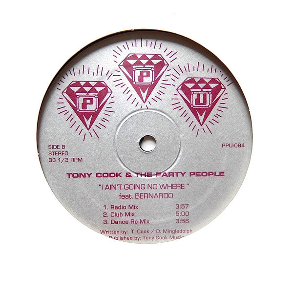 Marlon Jackson (2) / Tony Cook & The Party People : You Wanna Jam You Wanna Party / I Ain't Going No Where (12")