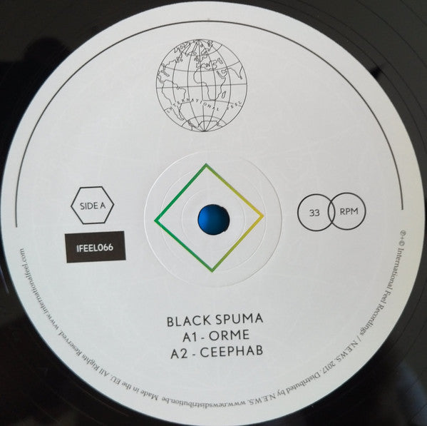 Black Spuma – Orme (12", International Feel Recordings, 2017) Back Cover