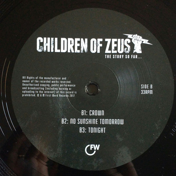 Children Of Zeus – The Story So Far... (12", First Word Records, 2017) Image 4