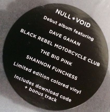 Null + Void : Cryosleep (LP, Album, Ltd, Red)