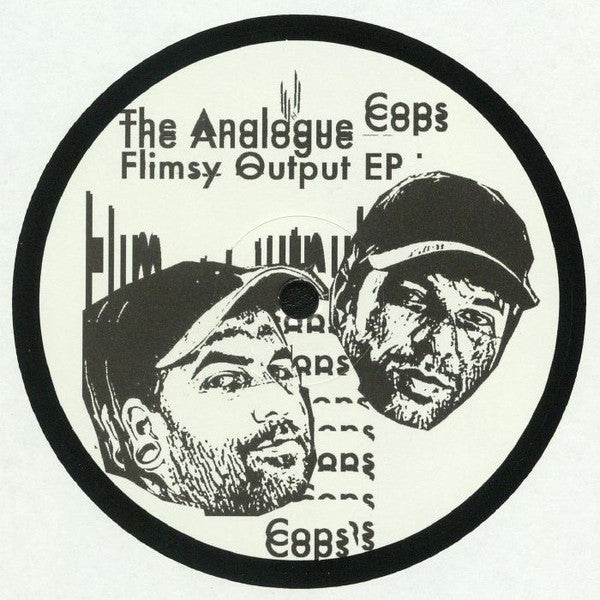 The Analogue Cops – Flimsy Output EP (12", Hypercolour, 2017) Front Cover
