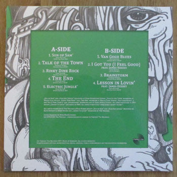 The Voltags – Electric Nightmare (LP, Perfect.Toy Records, 2017) Back Cover