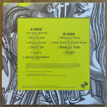 The Voltags – Danger High Voltag (LP, Perfect.Toy Records, 2017) Back Cover