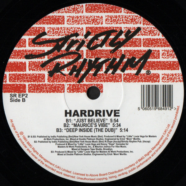 Hardrive – Deep Inside (12", Strictly Rhythm, 2017) Image 4