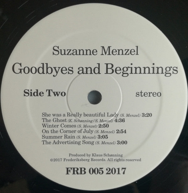 Suzanne Menzel – Goodbyes And Beginnings (LP, Frederiksberg Records, 2018) Image 4