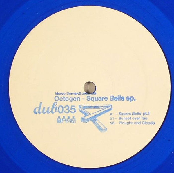 Marco Bernardi Presents Octogen : Square Bells EP (12", EP, Ltd, W/Lbl, Blu)