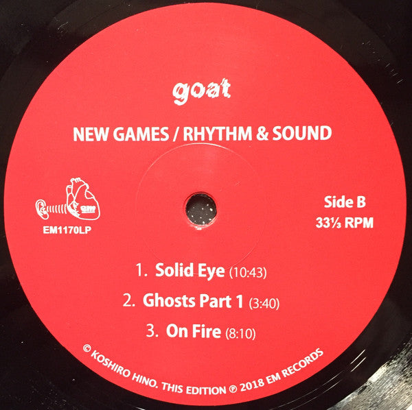 Goat – New Games / Rhythm & Sound (LP, EM Records, 2018) Image 4
