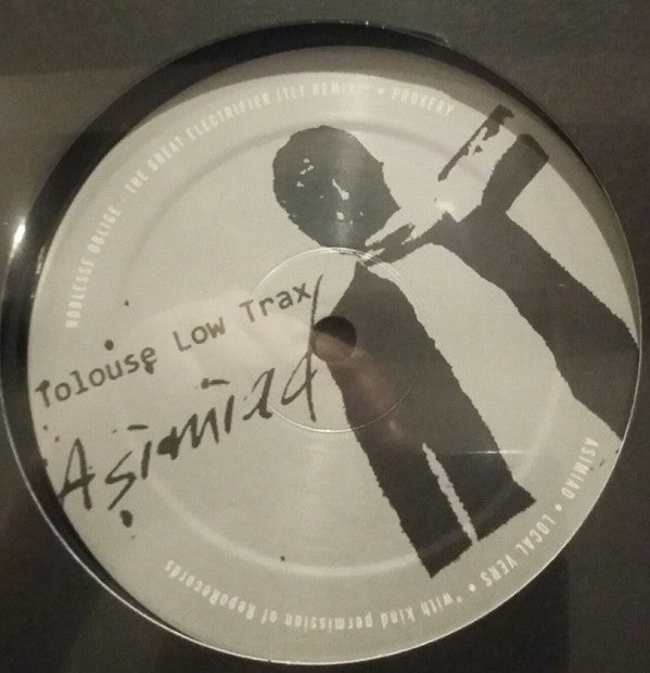 Tolouse Low Trax – Asimiad (12", SD Records, 2018) Back Cover