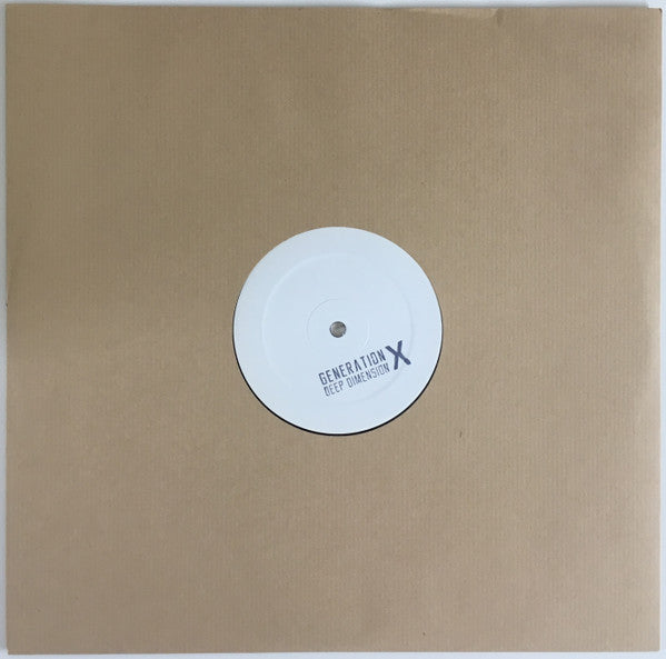 Deep Dimension – Generation X (12", Gen X, 2018) Image 3