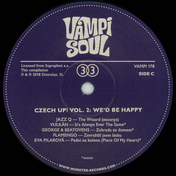 Various : Czech Up! Vol. 2: We'd Be Happy (2xLP, Comp, RM)