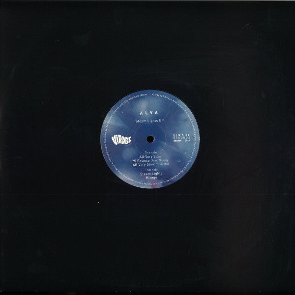 Alva – Steam Lights EP (12", Virage Records, 2018) Front Cover
