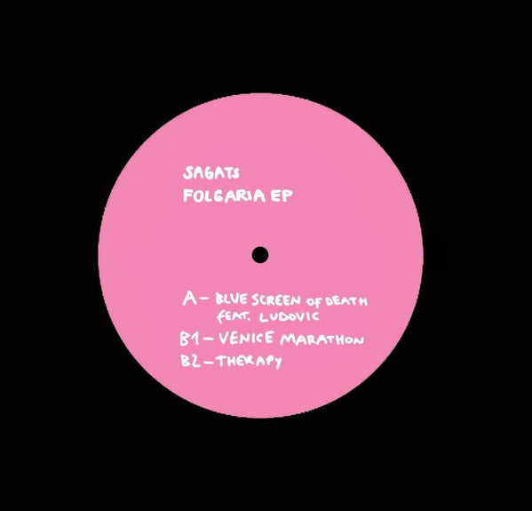 Sagats – Folgaria EP (12", Vakum Records, 2018) Back Cover