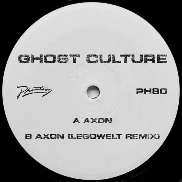 Ghost Culture – Axon (12", Phantasy Sound, 2018) Front Cover