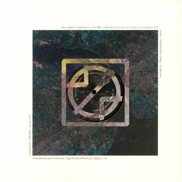 A² Rukka Robin Dupont – Trou de Ver EP (12", Cymatique Records, 2018) Back Cover