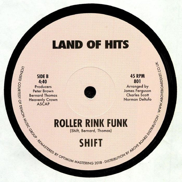 Shift – Roller Rink Funk (12", Land Of Hits, 2018) Front Cover