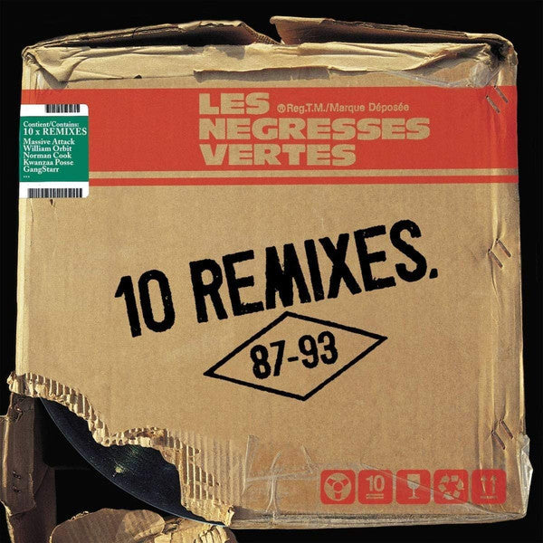 Les Negresses Vertes – 10 Remixes (87-93) (2xLP+CD, Because Music, 2018) Front Cover