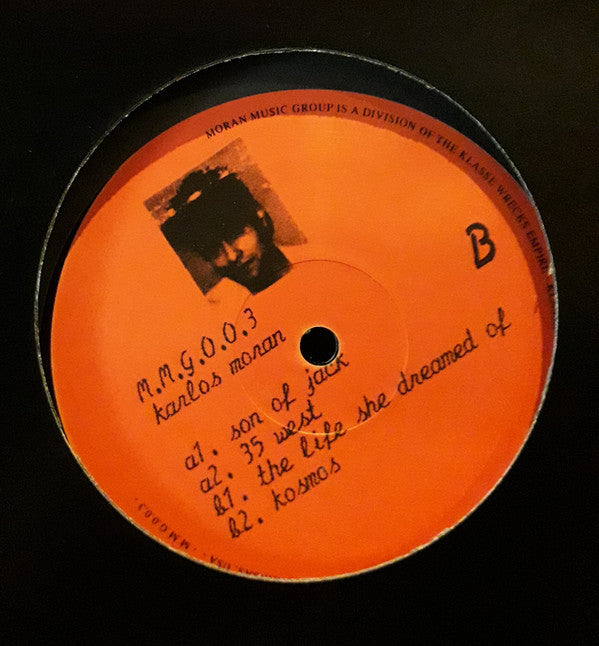 Karlos Moran – MMG003 (12", Moran Music Group, 2018) Front Cover