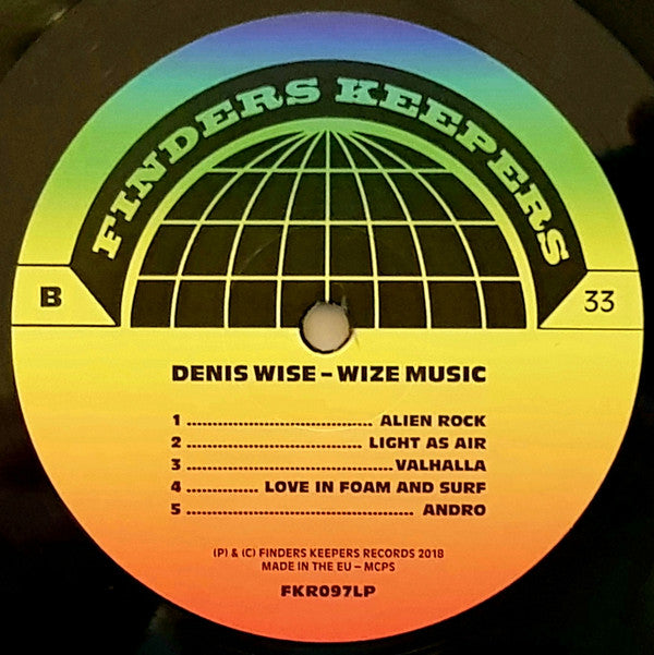 Denis Wise – Wize Music (LP, Finders Keepers Records, 2018) Image 4