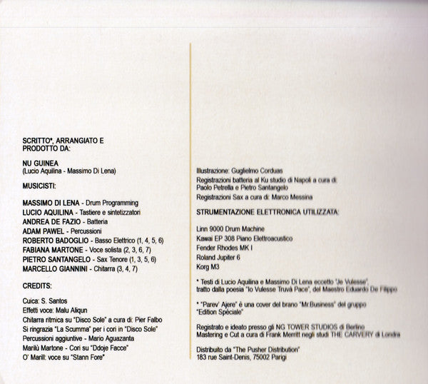 Nu Guinea – Nuova Napoli (CD, NG Records, 2018) Image 4