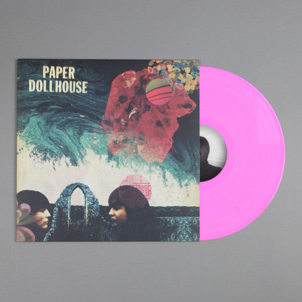 Paper Dollhouse – The Sky Looks Different Here (LP, Pink, MoonDome, 2018) Front Cover