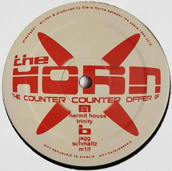 The Horn – The Counter Counter Offer EP (12", Klasse Wrecks, 2019) Back Cover