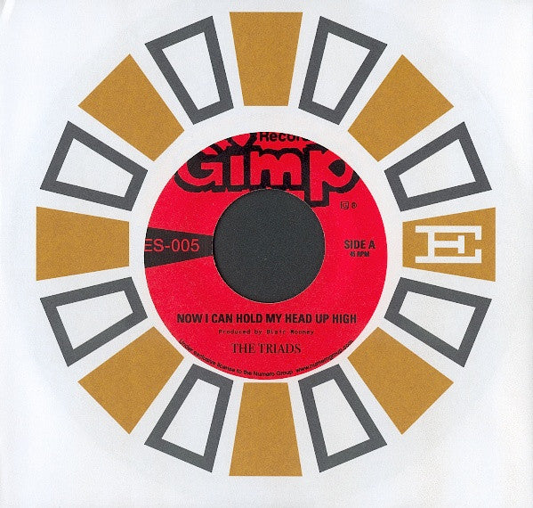 The Triads – Now I Can Hold My Head Up High (7", Gimp Records, 2008) Image 3