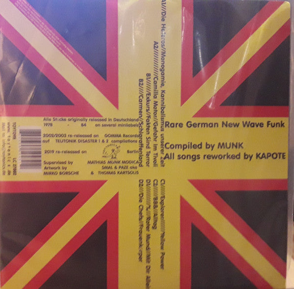 Kapote Various – Teutonik Disaster (2x12", Toy Tonics, 2019) Image 3