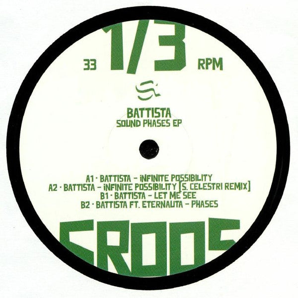 Battista – Sound Phases EP (12", SPORTS Records, 2019) Back Cover