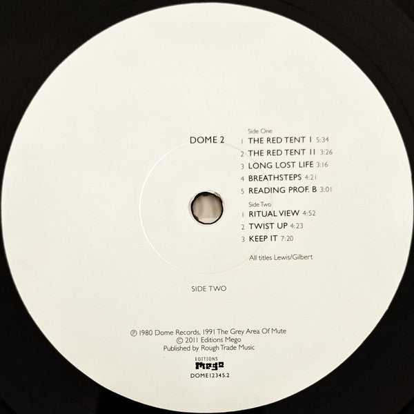 Dome – Dome 2 (LP, Editions Mego, 2019) Image 4