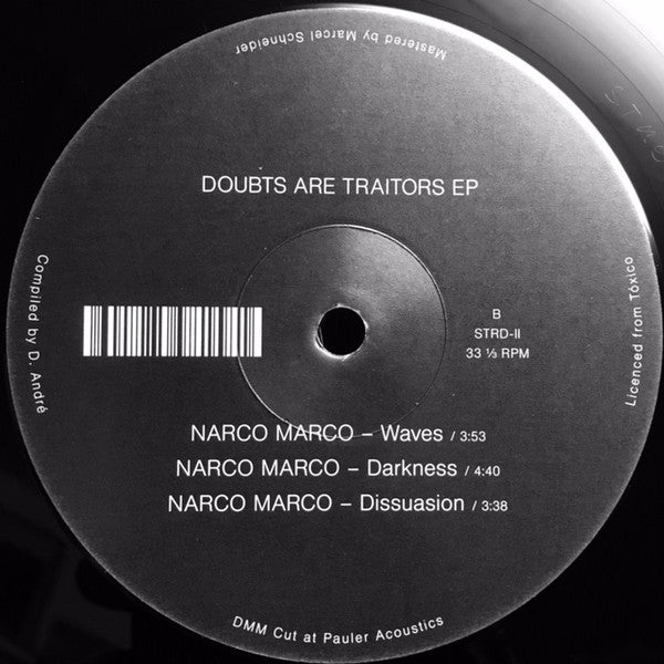 CCO Narco Marco – Doubts Are Traitors EP (12", Subject To Restrictions Discs, 2019) Image 4
