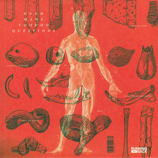 Hugh Mane – Voodoo Questions EP (12", Running Back, 2019) Back Cover