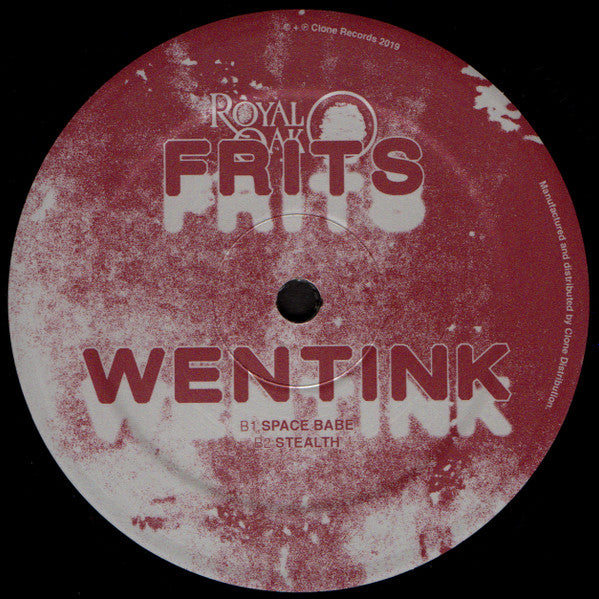 Frits Wentink – Space Babe EP (12", Royal Oak, 2019) Back Cover