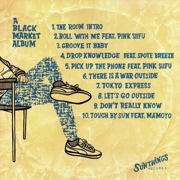 Shungu – A Black Market Album (LP, Sunthings Records, 2019) Back Cover
