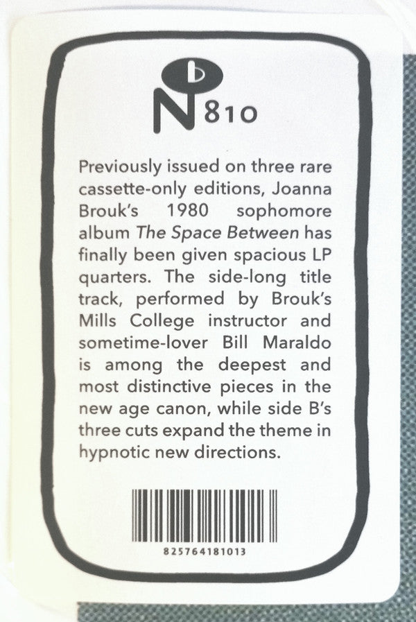 Joanna Brouk – The Space Between (LP, Numero Group, 2019) Image 5