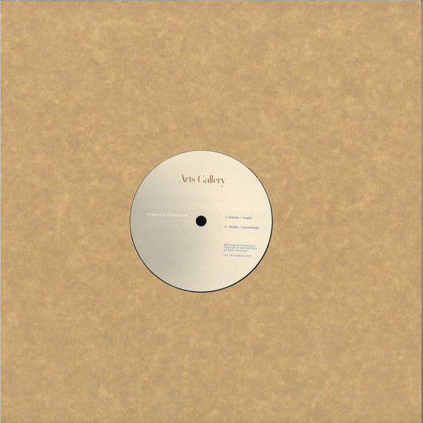 Fragment Dimension – Layered Reality (12", Arts Gallery, 2019) Back Cover