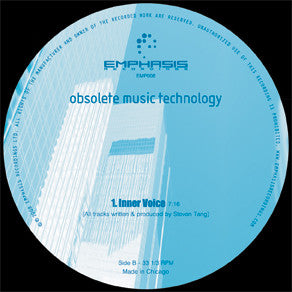 Obsolete Music Technology – Evening Star (12", Emphasis Recordings, 2008) Back Cover