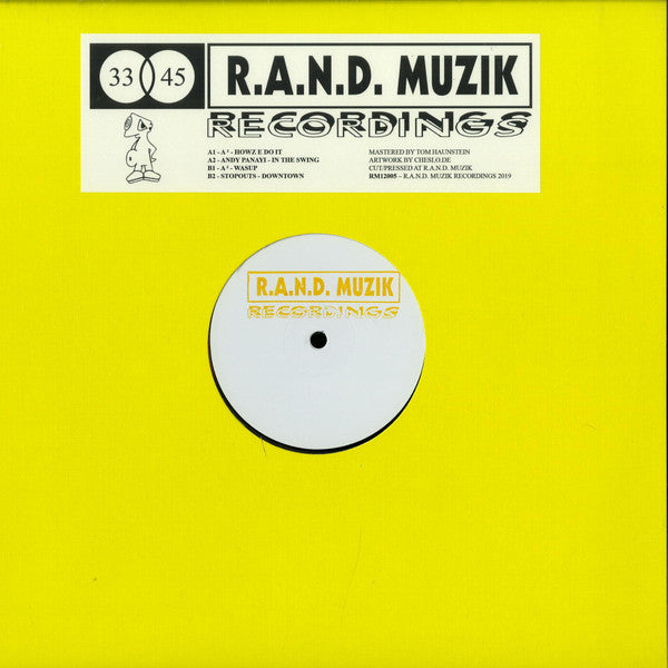 Various – RM12005 (12", R.A.N.D. Muzik Recordings, 2019) Front Cover