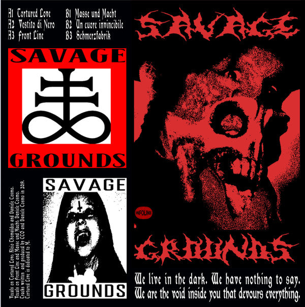 Savage Grounds – Body Weight Compressor EP (12", Infoline, 2020) Back Cover