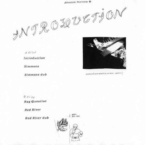NS Kroo – Introduction (12", Sparring Partners, 2020) Back Cover