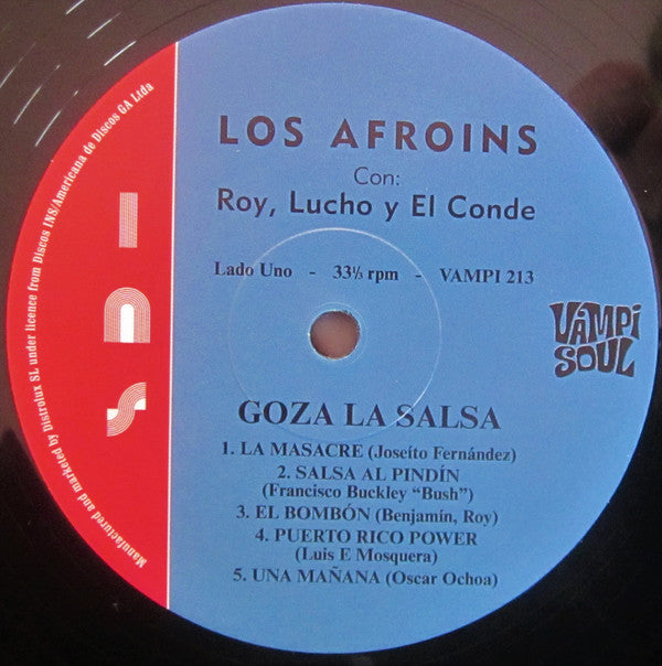 Los Afroins – Goza La Salsa (LP, 180g, Vampi Soul, 2020) Image 4