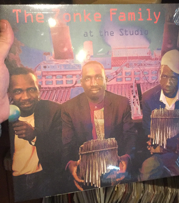 Zonke Family – At The Studio (LP, Lokalophon, 2020) Front Cover