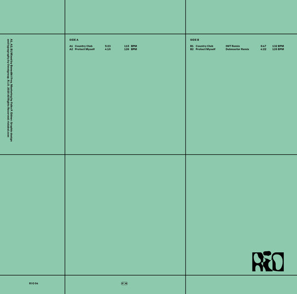 Chris Imler – Country Club (12", R.I.O., 2020) Back Cover