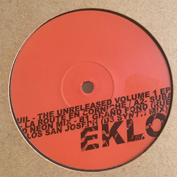 Seuil – The Unreleased Volume 1 EP (12", Eklo, 2020) Back Cover