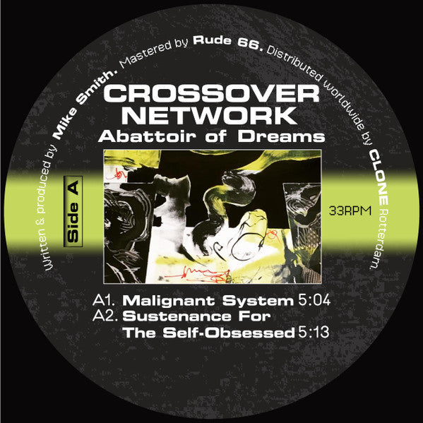 Crossover Network – Abattoir Of Dreams (12", Rotterdam Electronix, 2020) Image 3