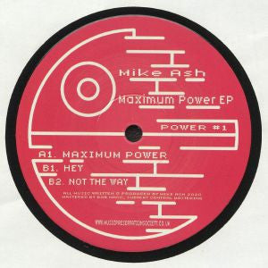Mike Ash – Maximum Power EP (12", Music Preservation Society, 2020) Front Cover