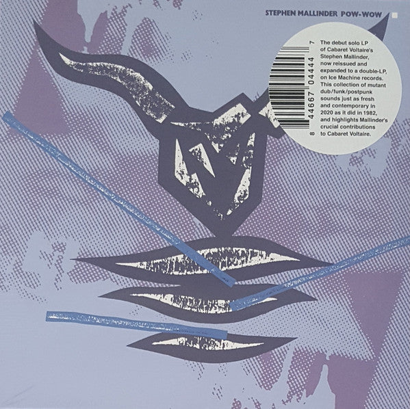 Stephen Mallinder – Pow-Wow (2xLP, Ice Machine Records, 2020) Front Cover