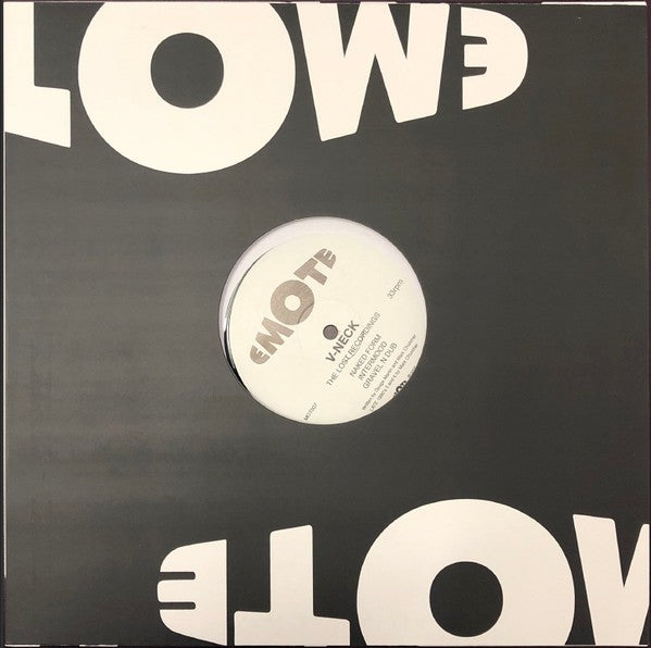V-Neck – the lost recordings (12", Emote, 2020) Front Cover