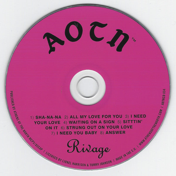 Rivage – Sittin' On It (CD, Athens Of The North, 2020) Image 4